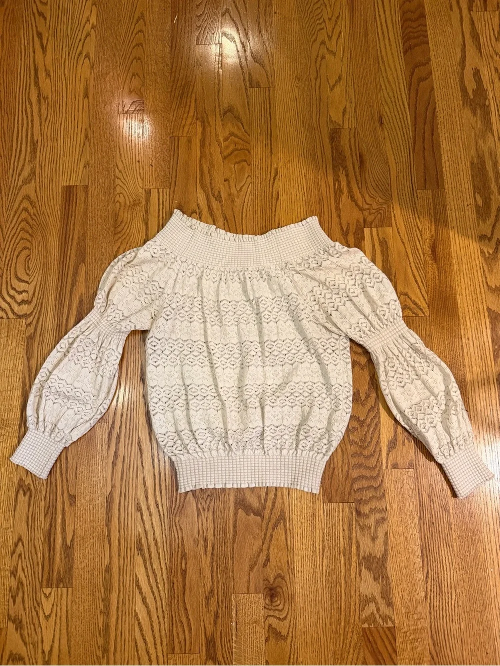 Zara Romantic Off Shoulder Top